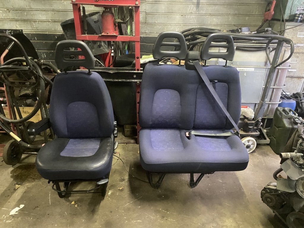 Fiat ducato stoel en bank 244 en 230 type, Auto-onderdelen, Gebruikt, Niet ingevuld, Fiat, Niet ingevuld