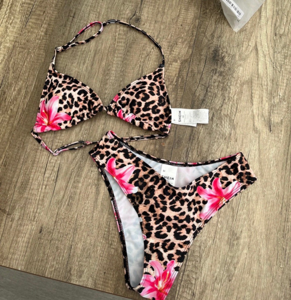 Bikini Panterprint SHEIN, Ophalen of Verzenden, Nieuw, Meerkleurig, Bikini
