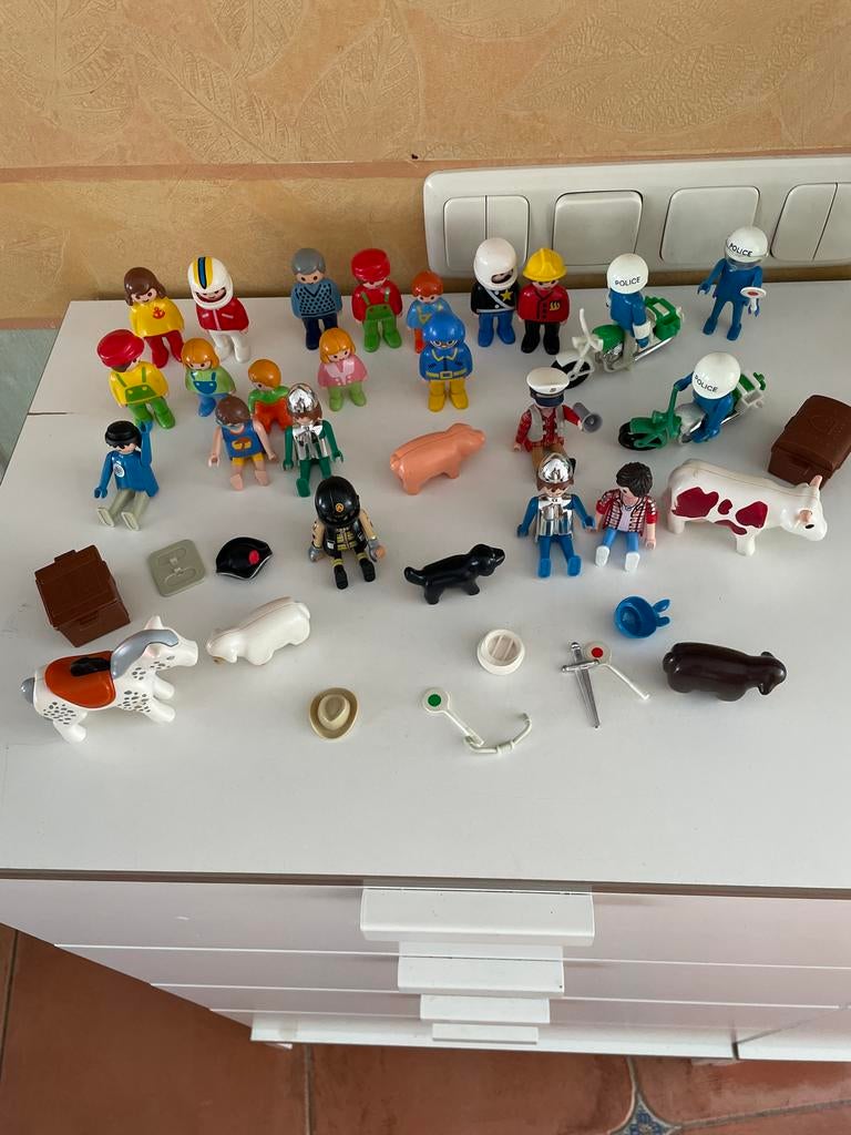 Grote collectie Playmobil poppetjes en accessoires, Ophalen of Verzenden, Gebruikt, Los playmobil