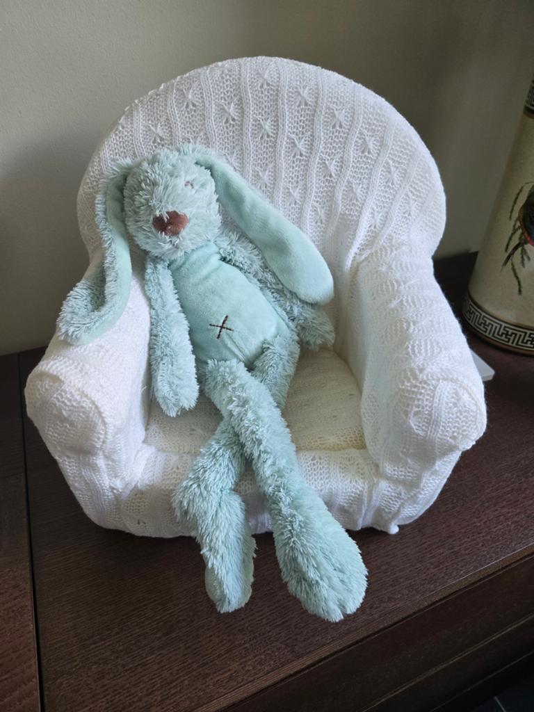 Poseerstoel voor babyshoot of Reborn baby + kussentjes, Ophalen of Verzenden, Zo goed als nieuw, Overige typen