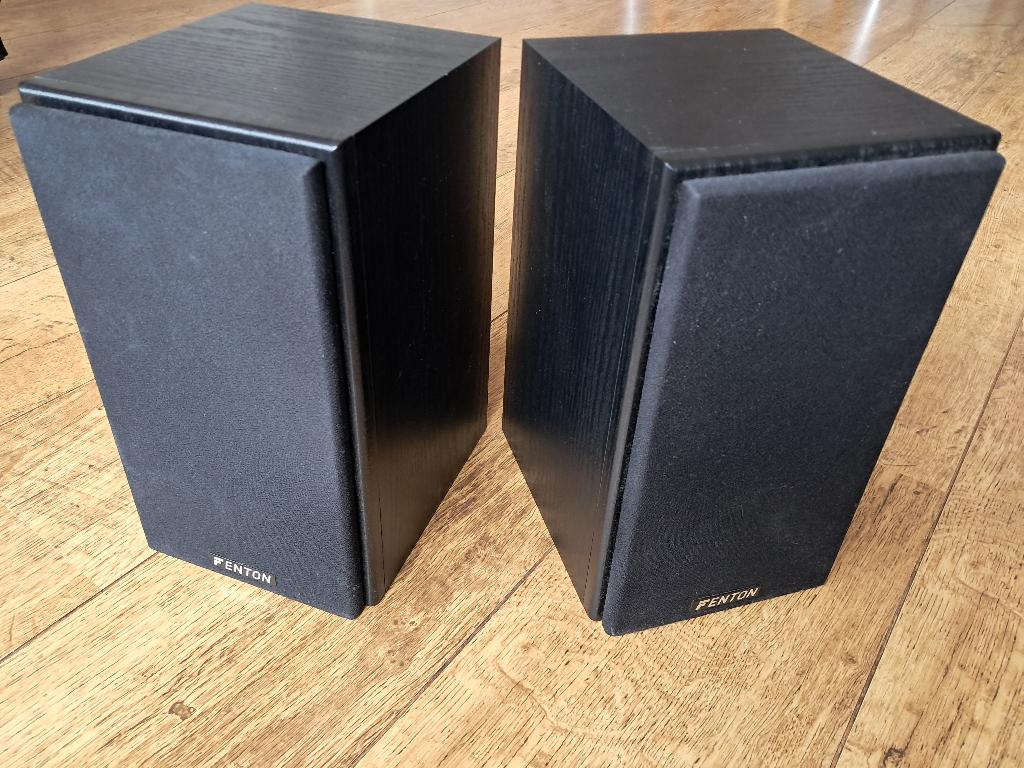2 Fenton SHFB55B Speakers, Audio, Tv en Foto, Luidsprekers, Gebruikt, 120 watt of meer, Front, Rear of Stereo speakers, Ophalen