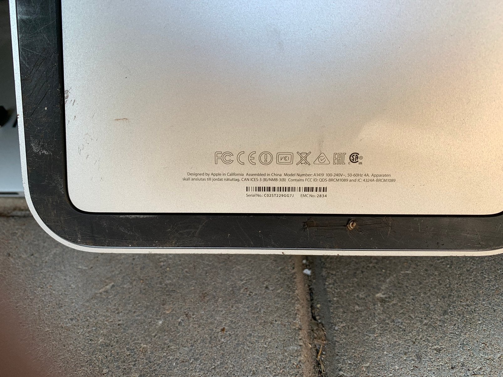 Aplle imac 27 retina 5K A1419, Computers en Software, Apple Desktops, Ophalen of Verzenden, Zo goed als nieuw