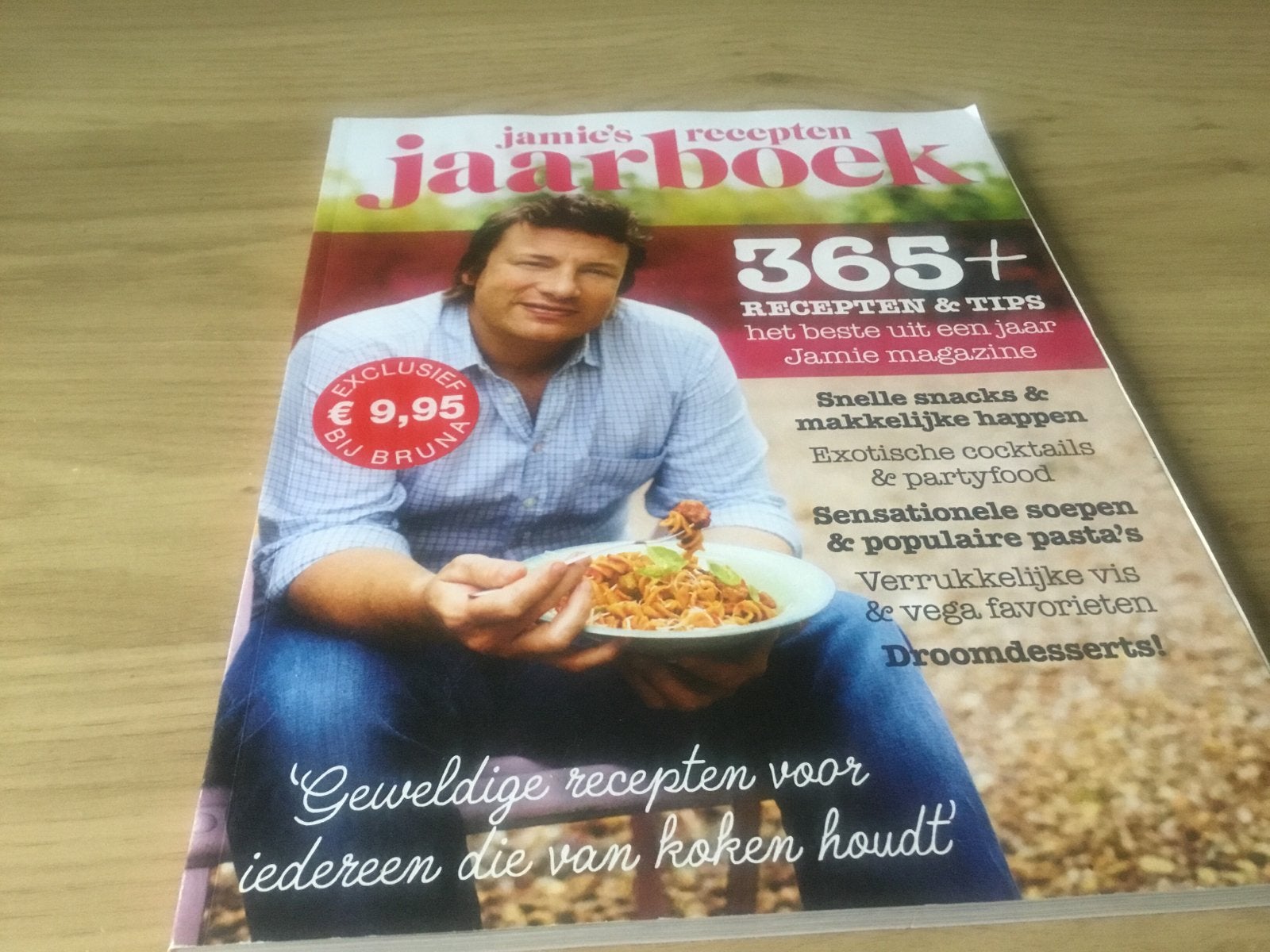 Jamie's Recepten Jaarboek: 365+ recepten & tips, Voorgerechten en Soepen, Ophalen of Verzenden, Zo goed als nieuw, Gezond koken