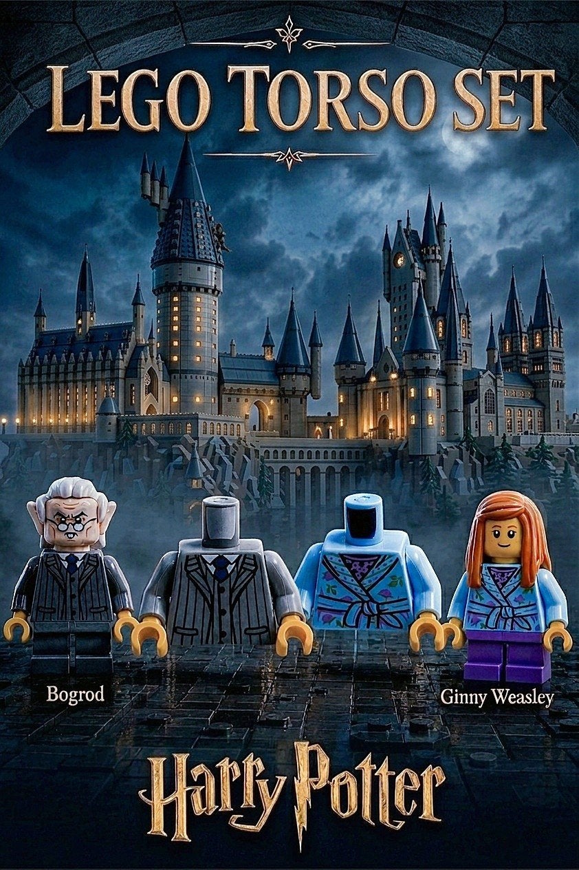 LEGO Harry Potter Torso Set - Bogrod & Ginny Weasley - Nieuw, Ophalen of Verzenden, Nieuw, Overige merken