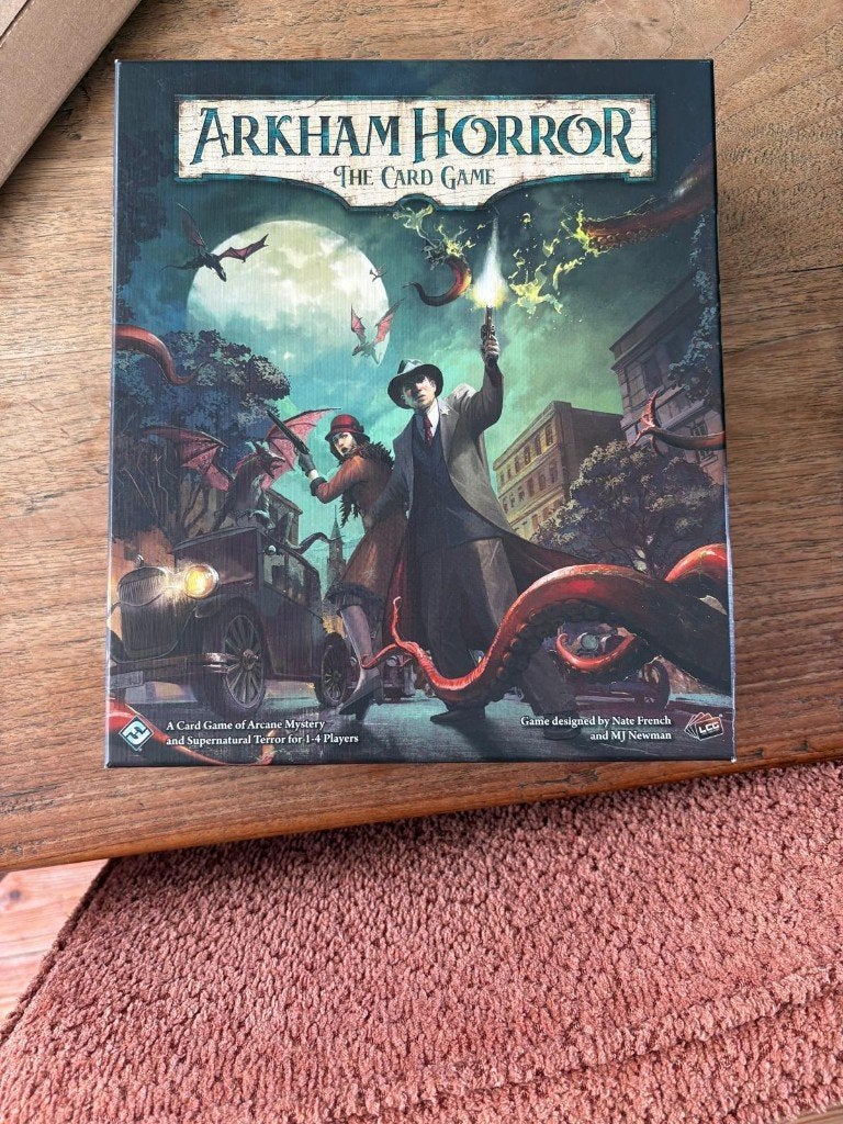 Arkham horror card game, Ophalen of Verzenden, Zo goed als nieuw, Fantasy Flight Games