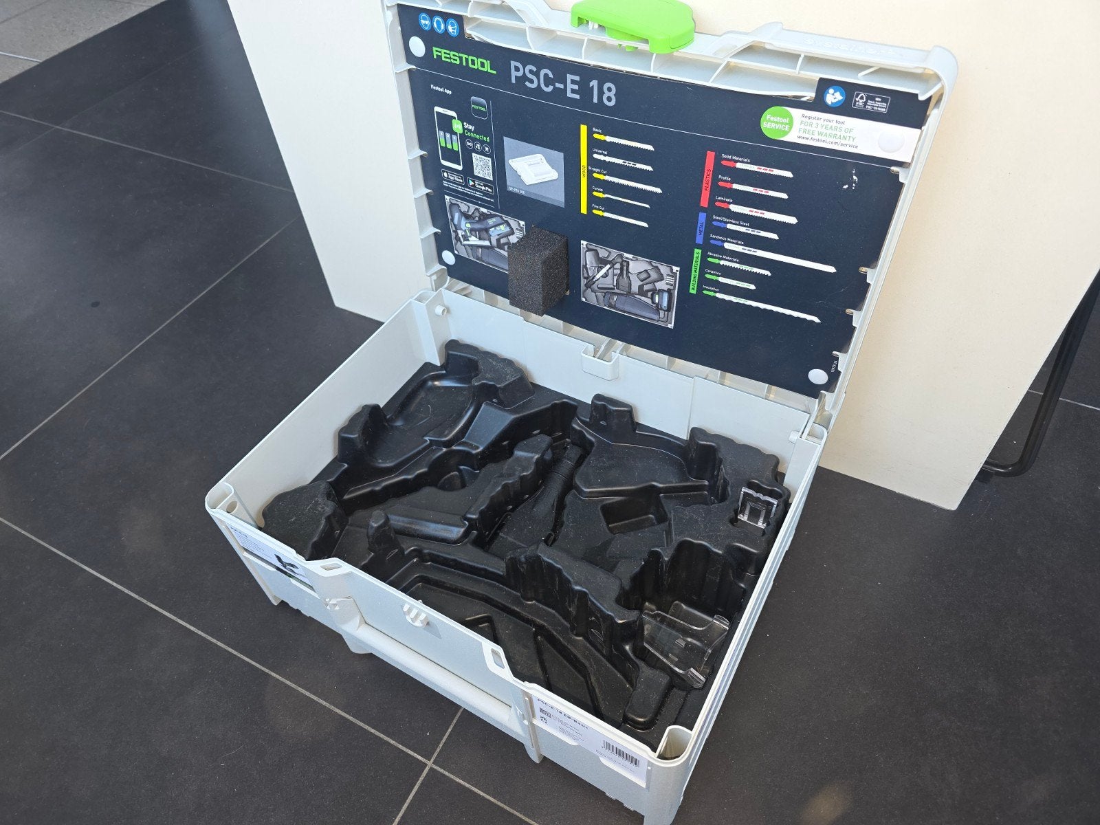 Festool PSC-E 18 Systainer - Lege Koffer, Ophalen, Zo goed als nieuw, Gereedschapsopslag, Festool