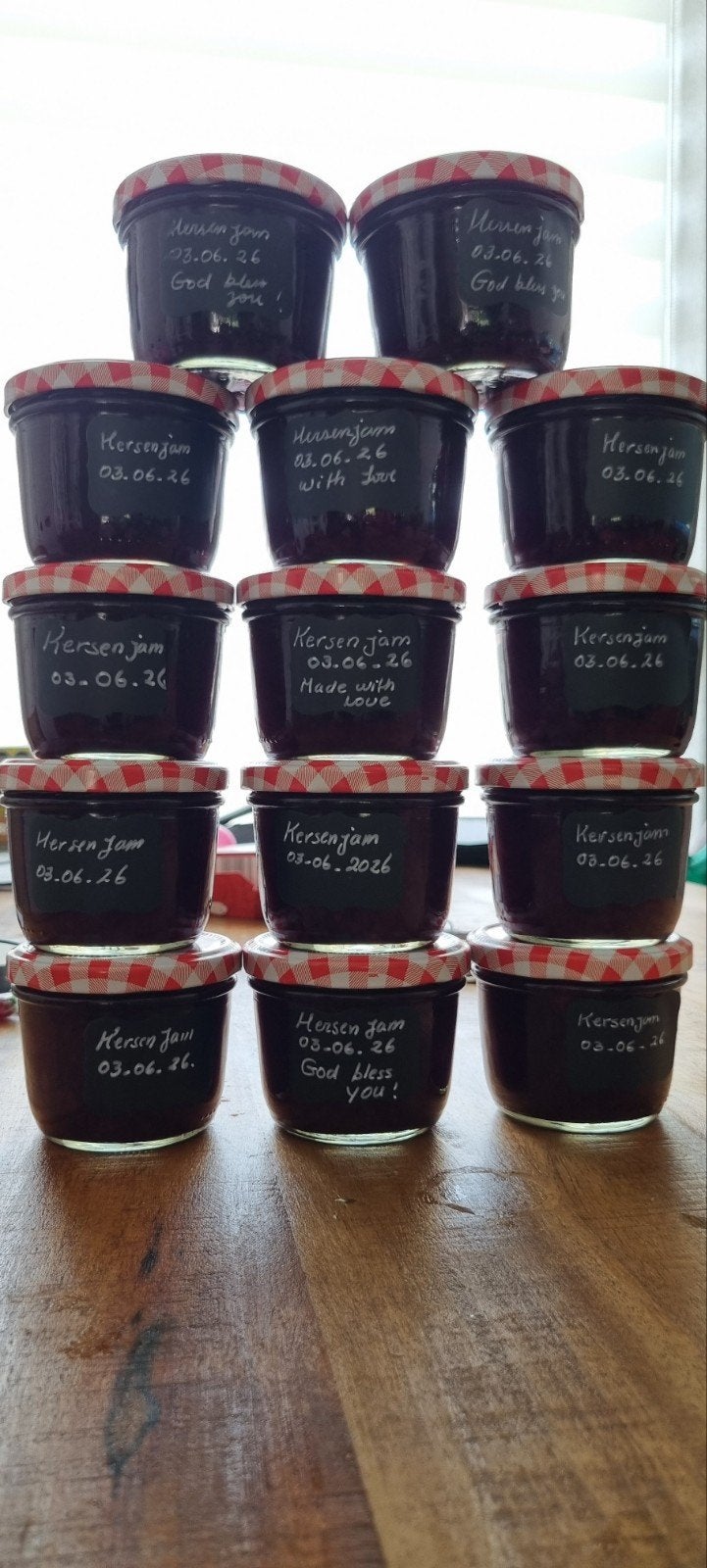 Kersen jam 300 ml., Ophalen