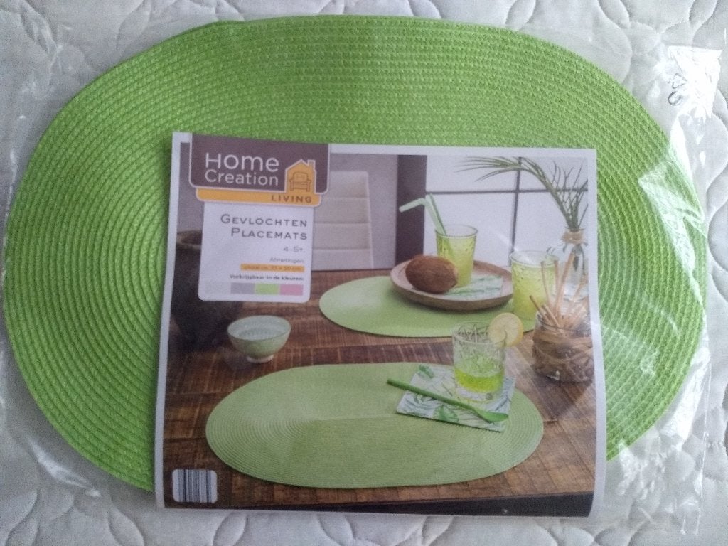 Placemats nieuw 4 stuks in verpakking, Ophalen, Placemat, Nieuw