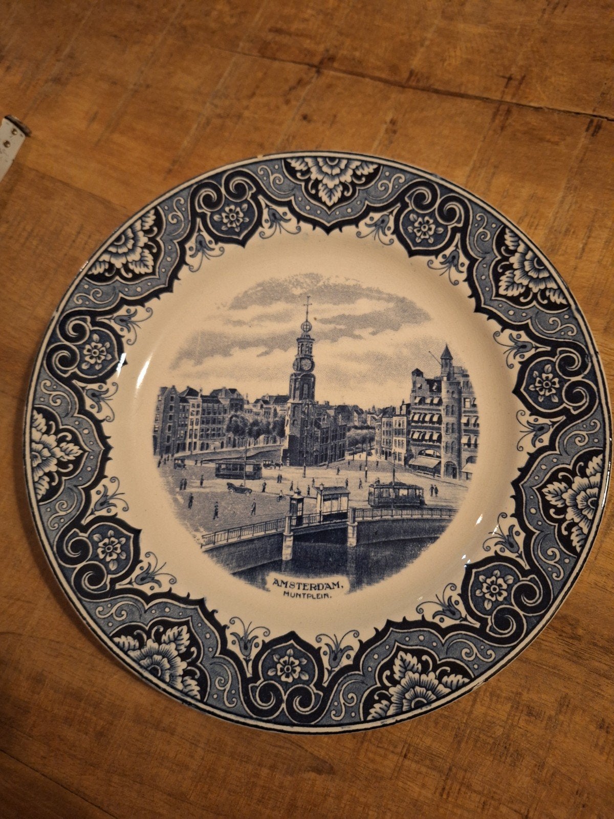 Delfts blauw bord, Ophalen of Verzenden