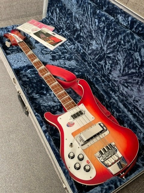 Rickenbacker 4003S LH Fireglo – zeldzaam + originele case, Ophalen, Zo goed als nieuw, Elektrisch