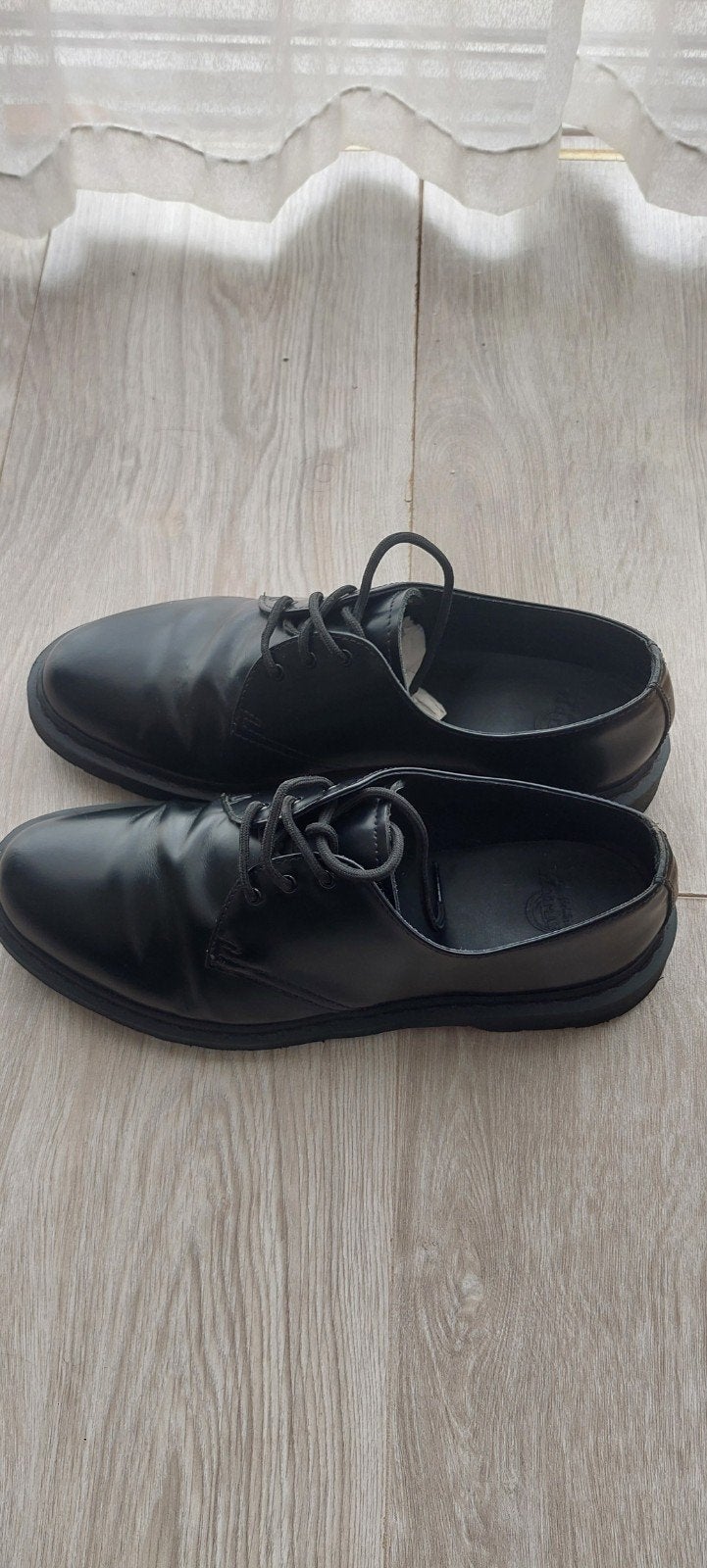 Dr. Martens 1461 Mono Zwarte Leren Schoenen Maat 46, Zwart, Ophalen of Verzenden, Zo goed als nieuw, Veterschoenen
