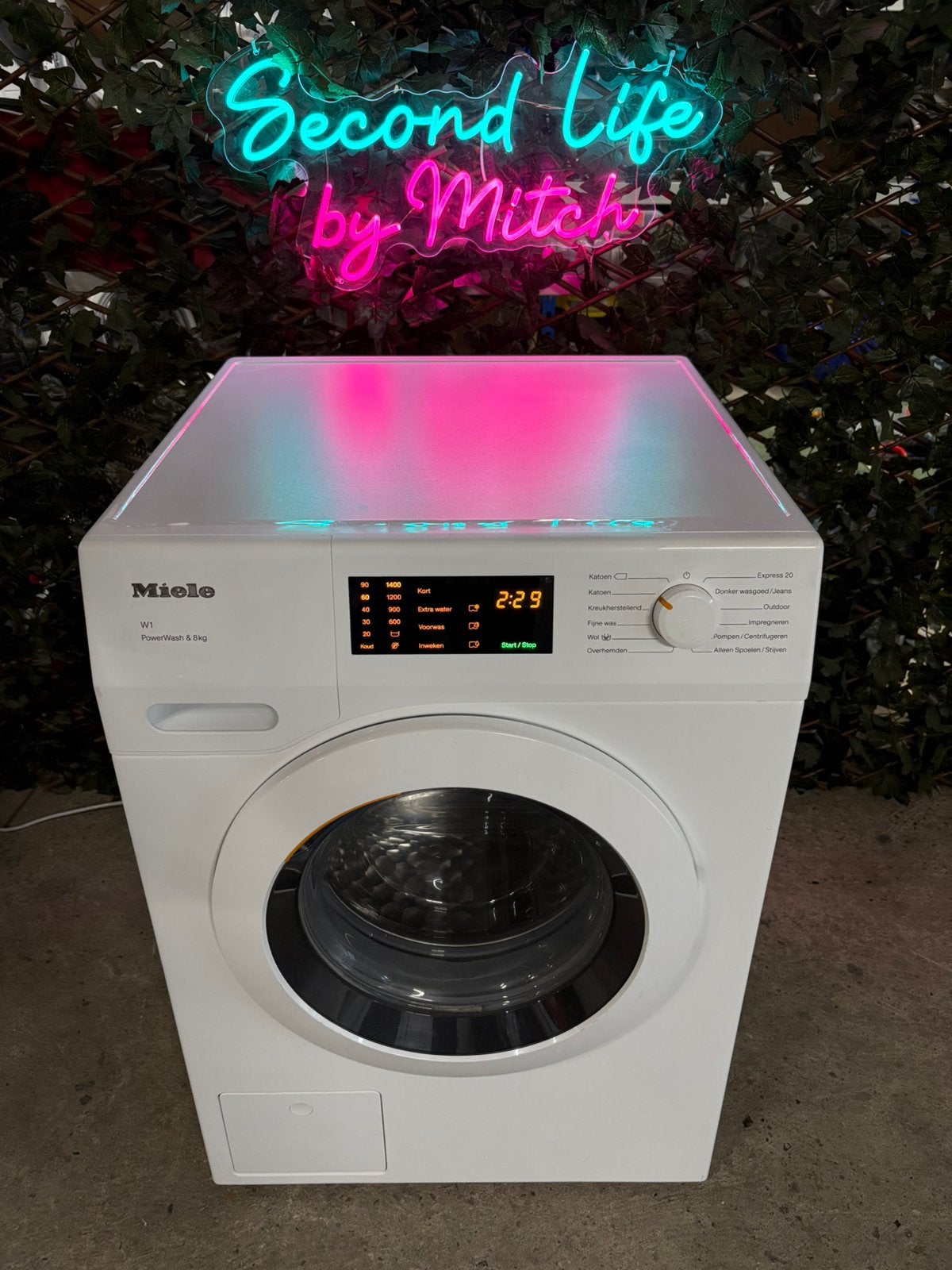 Miele W1 PowerWash 8kg Wasmachine, Witgoed en Apparatuur, Wasmachines, Refurbished, 8 tot 10 kg, 85 tot 90 cm, 1200 tot 1600 toeren