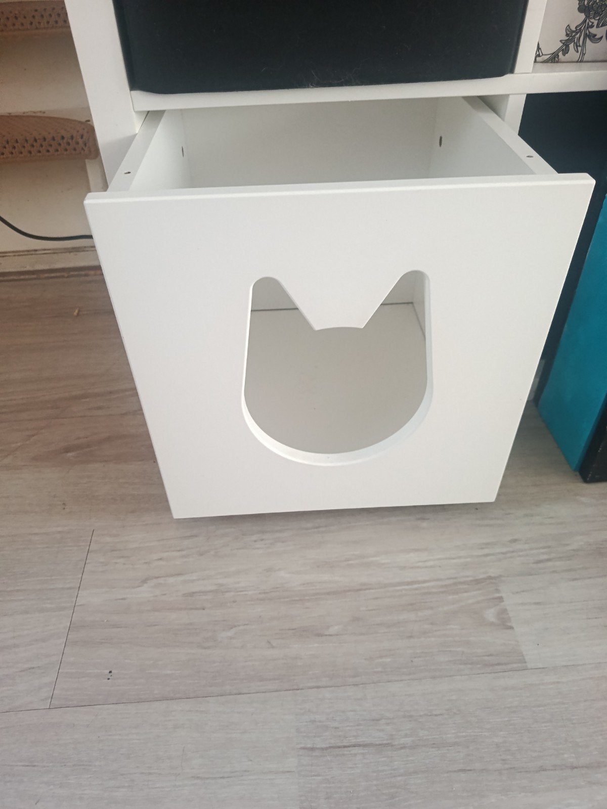 kallax katten huisje, Ophalen