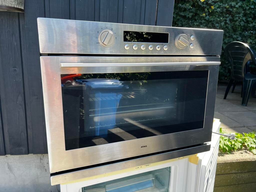 ATAG Inbouw oven/steamer combi, Ophalen, Minder dan 45 cm, Gebruikt, Hete lucht