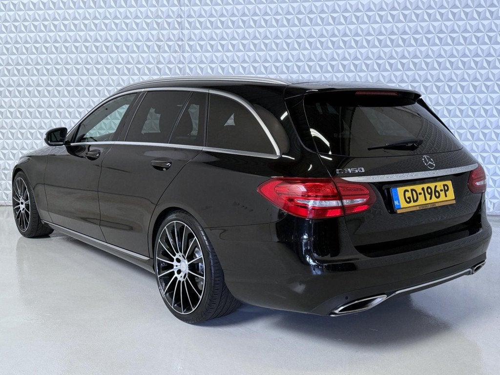 Mercedes-Benz C-klasse Estate 350 e Lease Edition 19" AMG (2, Auto's, Automaat, Achterwielaandrijving, Gebruikt, Zwart