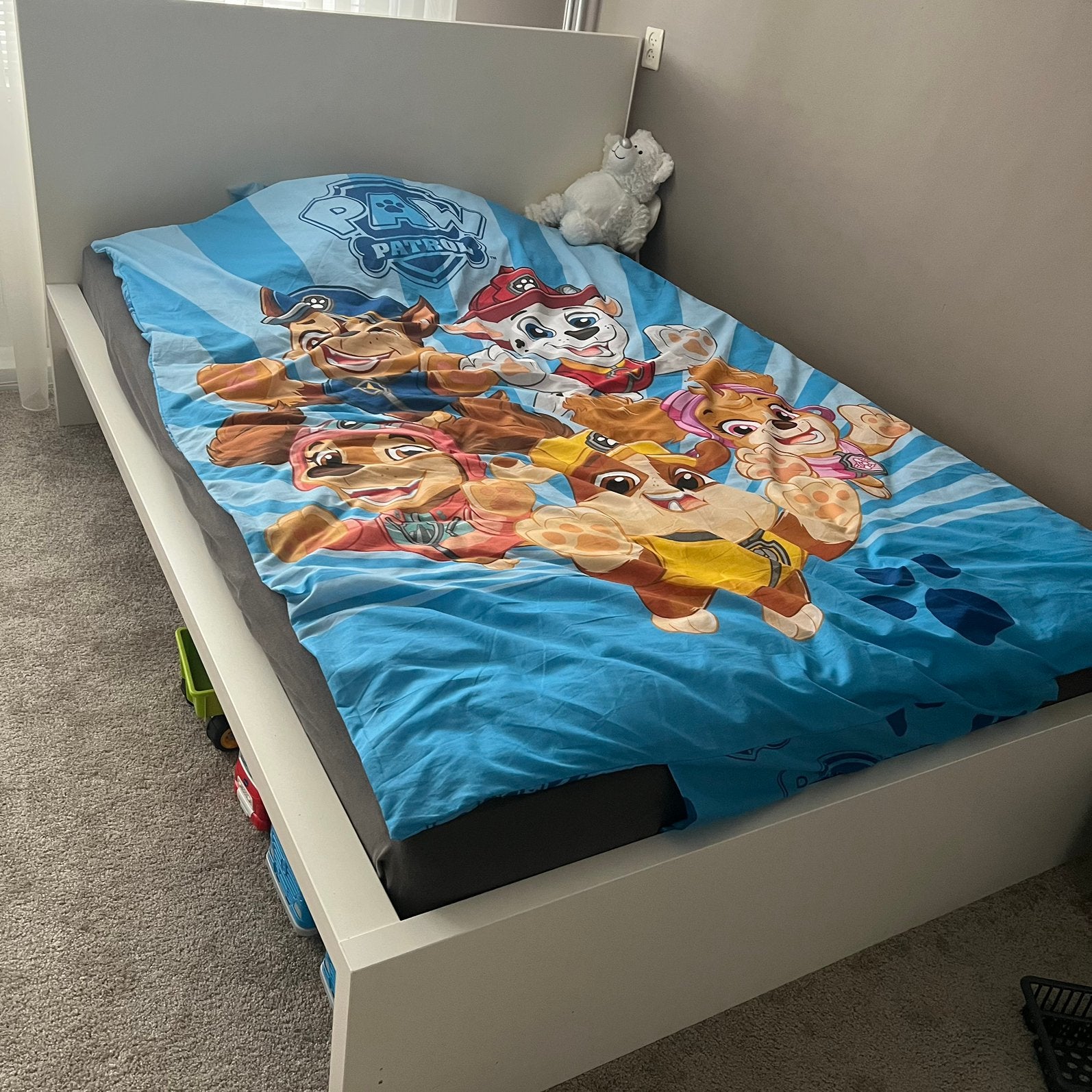 Ikea malm bed, Ophalen, 70 tot 85 cm, Zo goed als nieuw, Minder dan 140 cm