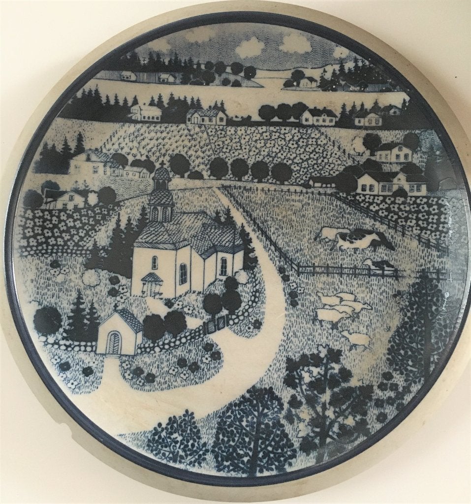 Arabia Finland jubileumbord van Raija Uosikkinen 100 jaar, Antiek en Kunst, Curiosa en Brocante, Ophalen