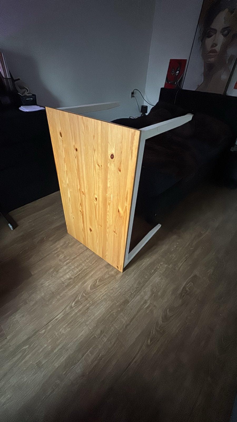 IKEA LERHAMN tafel - 118 x 73,5 x 75, Ophalen, Vierkant, Tot twee personen, 50 tot 100 cm