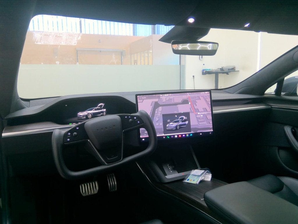 Tesla Model S Long Range 100kWh AWD FACELIFT [ AUTOPILOT+LUC, Auto's, Tesla, Gebruikt, Zwart, 33 kWh, Model S