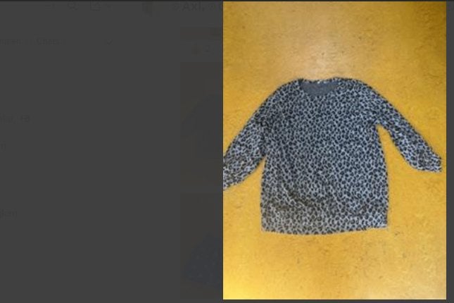 panterprint trui, Ophalen, Zo goed als nieuw, Maat 46/48 (XL) of groter, Overige kleuren