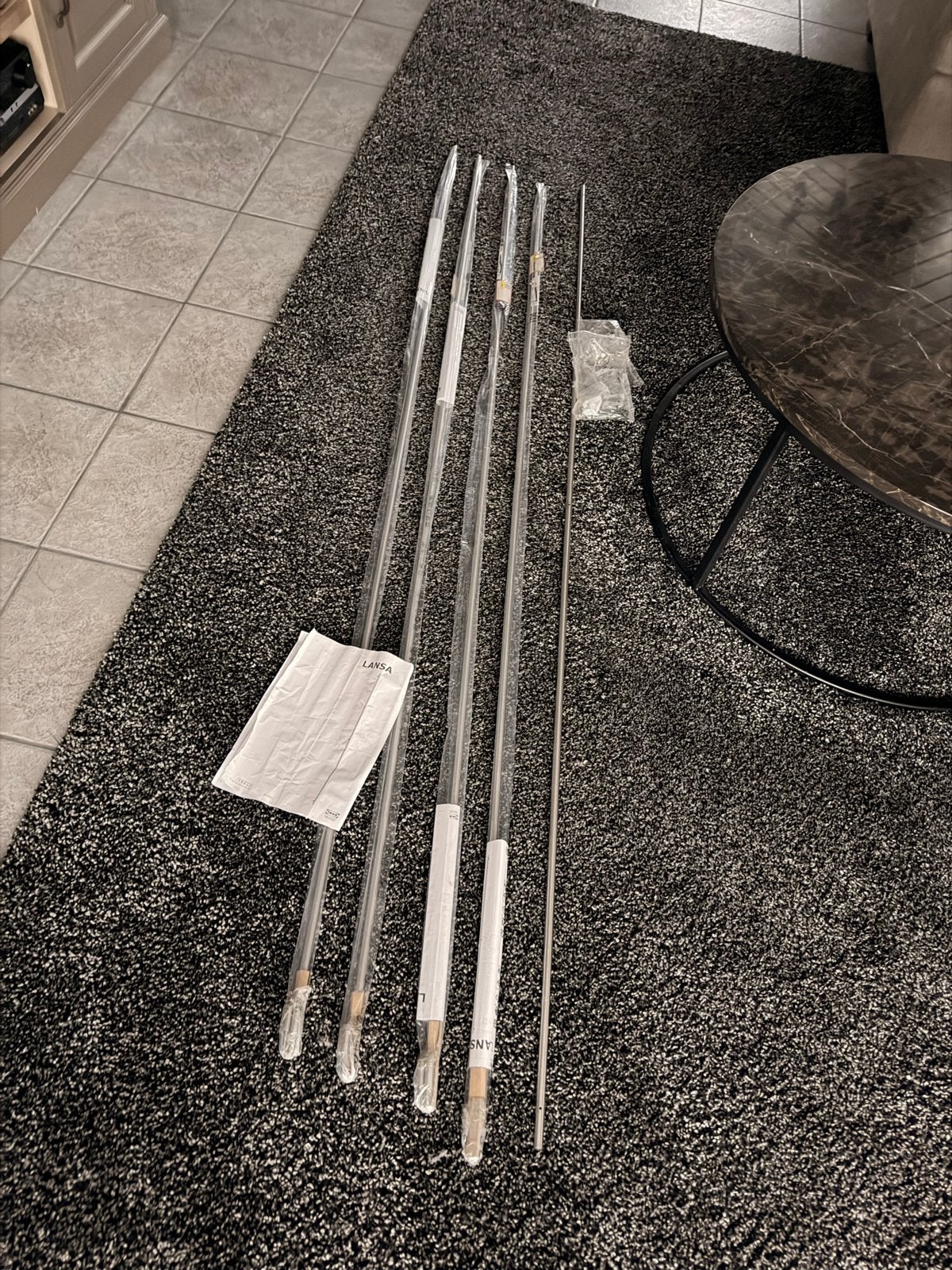 IKEA Lansa kast handgrepen 5x - 214 cm, Ophalen, Minder dan 50 cm, 200 cm of meer, Nieuw