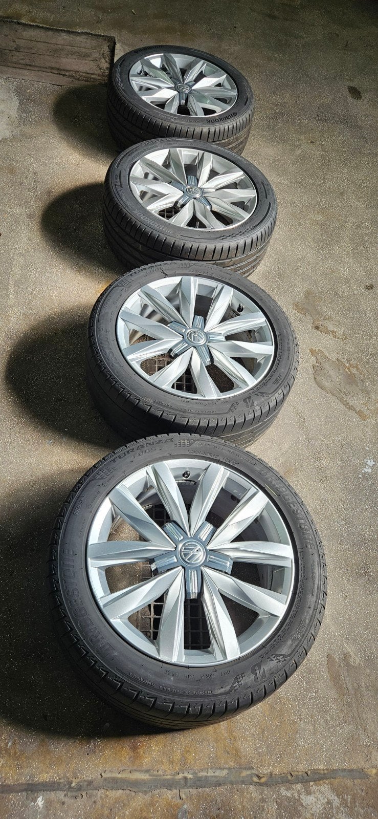 Velgen met banden 18 INCH voor Volkswagen Transporter, Ophalen, 18 inch, Banden en Velgen, Zomerbanden