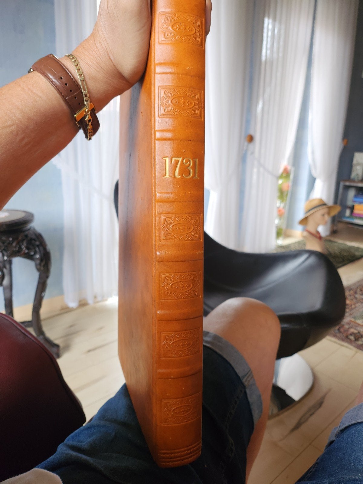 Historische Bijbel Woordenboek 1731, schapenleer 1983, Ophalen of Verzenden, Augustinus Calmet, Jakob van Ostade, Arn. Henr. Westerhovius