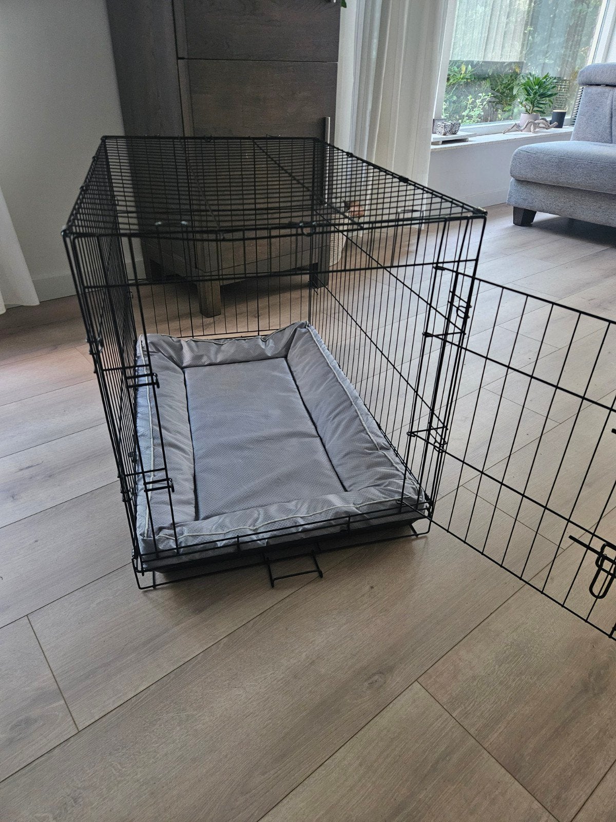 Z.g.a.n. hondenbench XL met comfortabel kussen, Ophalen, Zo goed als nieuw