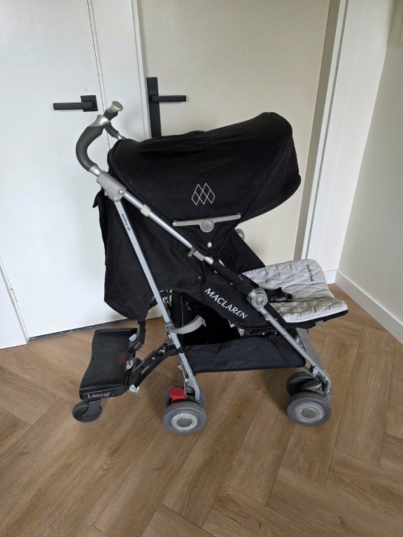 Maclaren buggy (met voetenzak, zonnekap en buggy board, Ophalen, Gebruikt, Maclaren, Zonnekap