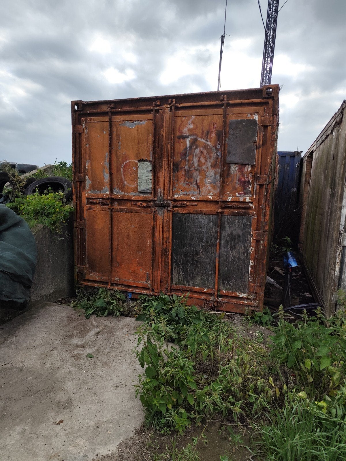 Container 20 feet, Ophalen, Gebruikt