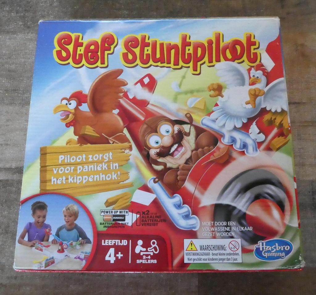 Stef Stuntpiloot | Hasbro - Kinderspellen vanaf 4 jaar., Een of twee spelers, Ophalen of Verzenden, Zo goed als nieuw, Hasbro