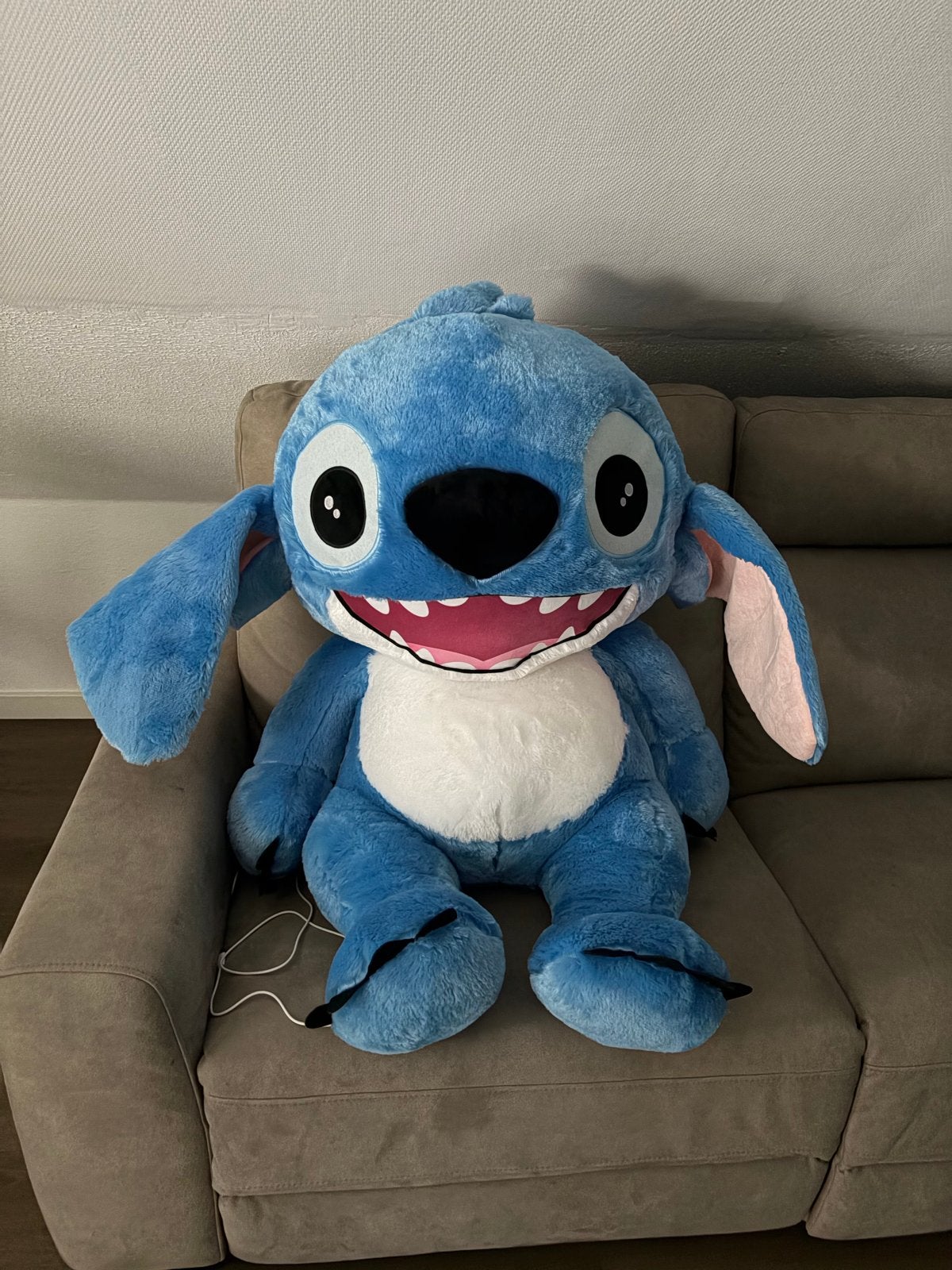 Grote Disney Stitch knuffel - Zo goed als nieuw, Ophalen, Disney, Overige typen, Blauw