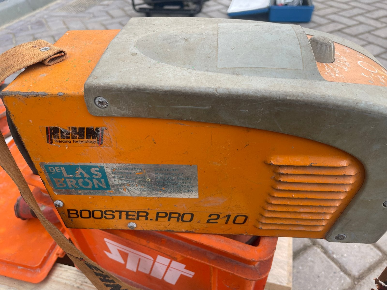 Lasbron Booster.Pro 210 lasapparaat, Doe-het-zelf en Verbouw, Gereedschap | Lasapparaten, Ophalen of Verzenden, Gebruikt, 150 tot 250 ampère