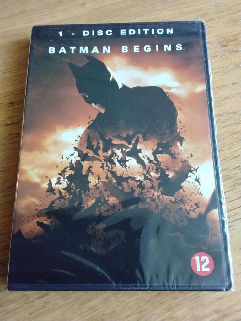 Batman begins (nieuw in verpakking)., Cd's en Dvd's, Dvd's | Science Fiction en Fantasy, Vanaf 12 jaar, Ophalen, Nieuw in verpakking