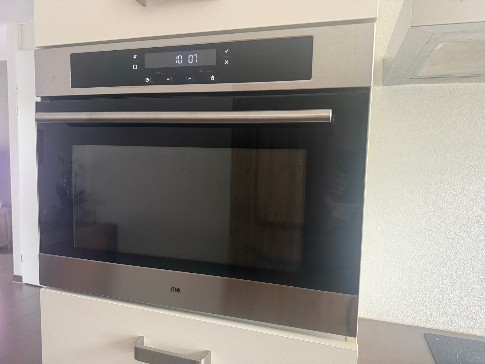 Inbouw ETNA Megatron Combi-oven, Ophalen, 45 tot 50 cm, Gebruikt, Hete lucht