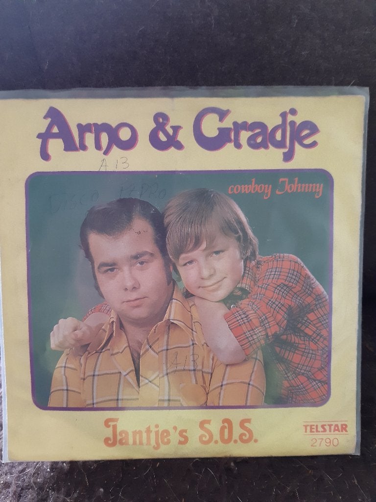 arno & gradtje - jantje s.o.s   j, Cd's en Dvd's, Gebruikt, 7 inch, Ophalen of Verzenden, Overige typen