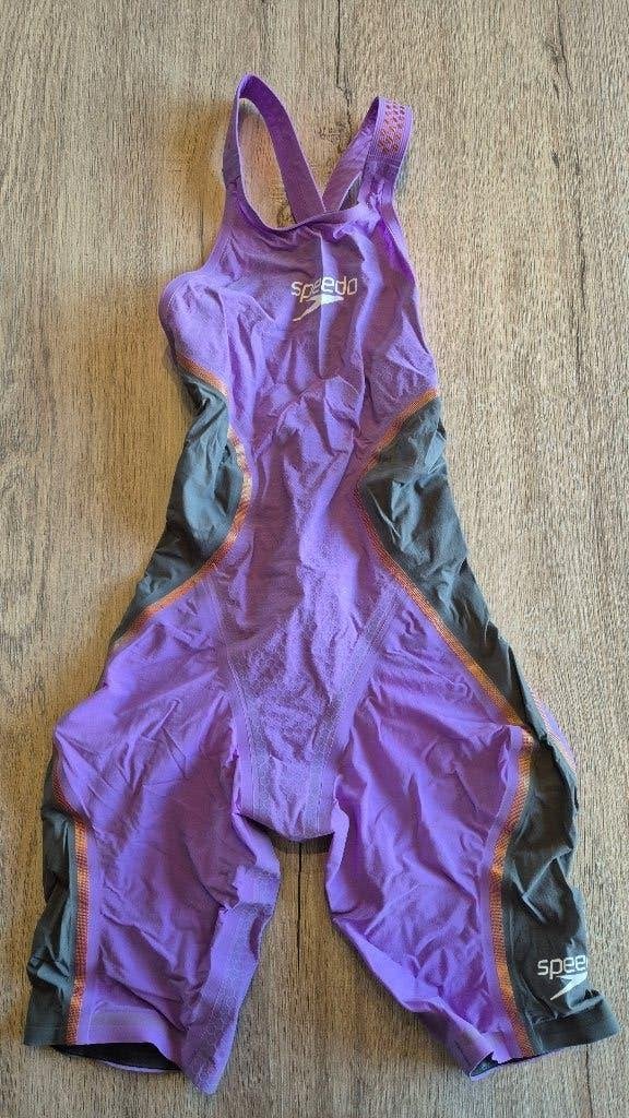 Speedo wedstrijd badpak, Ophalen, Paars, Badpak, Speedo