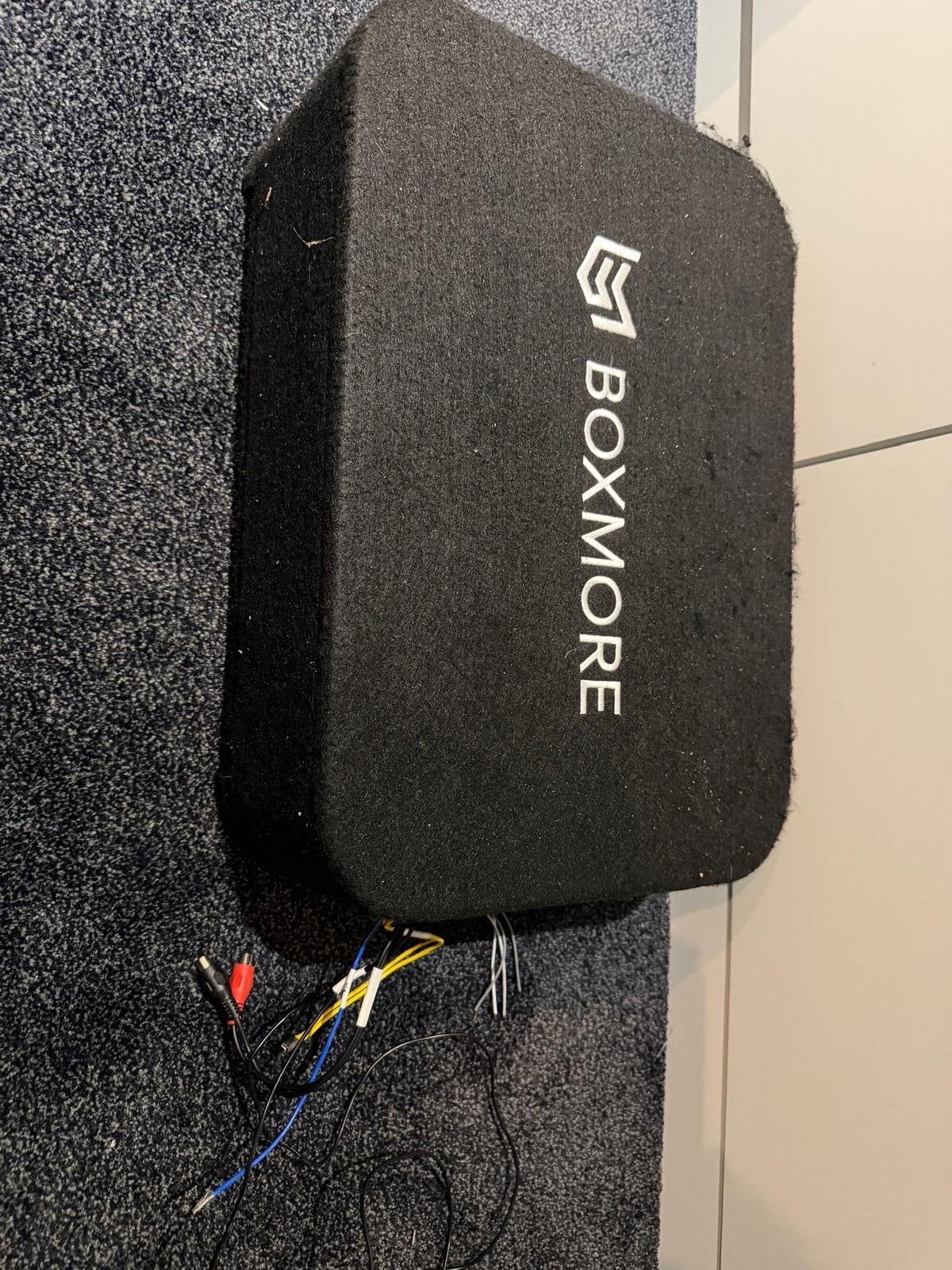 Boxmore Subwoofer met kabels, Ophalen, Gebruikt