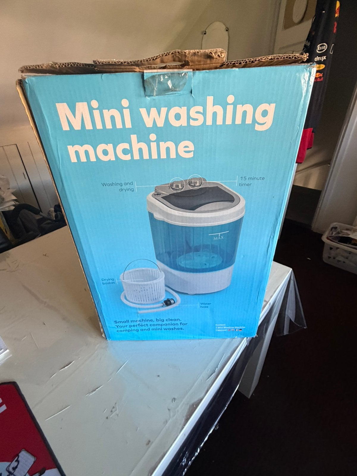 Mini wasmachine, Ophalen, Minder dan 1200 toeren, Minder dan 85 cm, Minder dan 4 kg