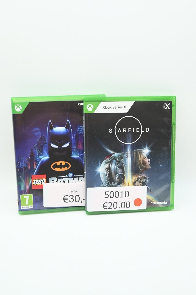 Xbox Series X Games: Starfield €20.00 en LEGO Batman €30, 1 speler, Niet gespecificeerd op de verpakking, Ophalen of Verzenden