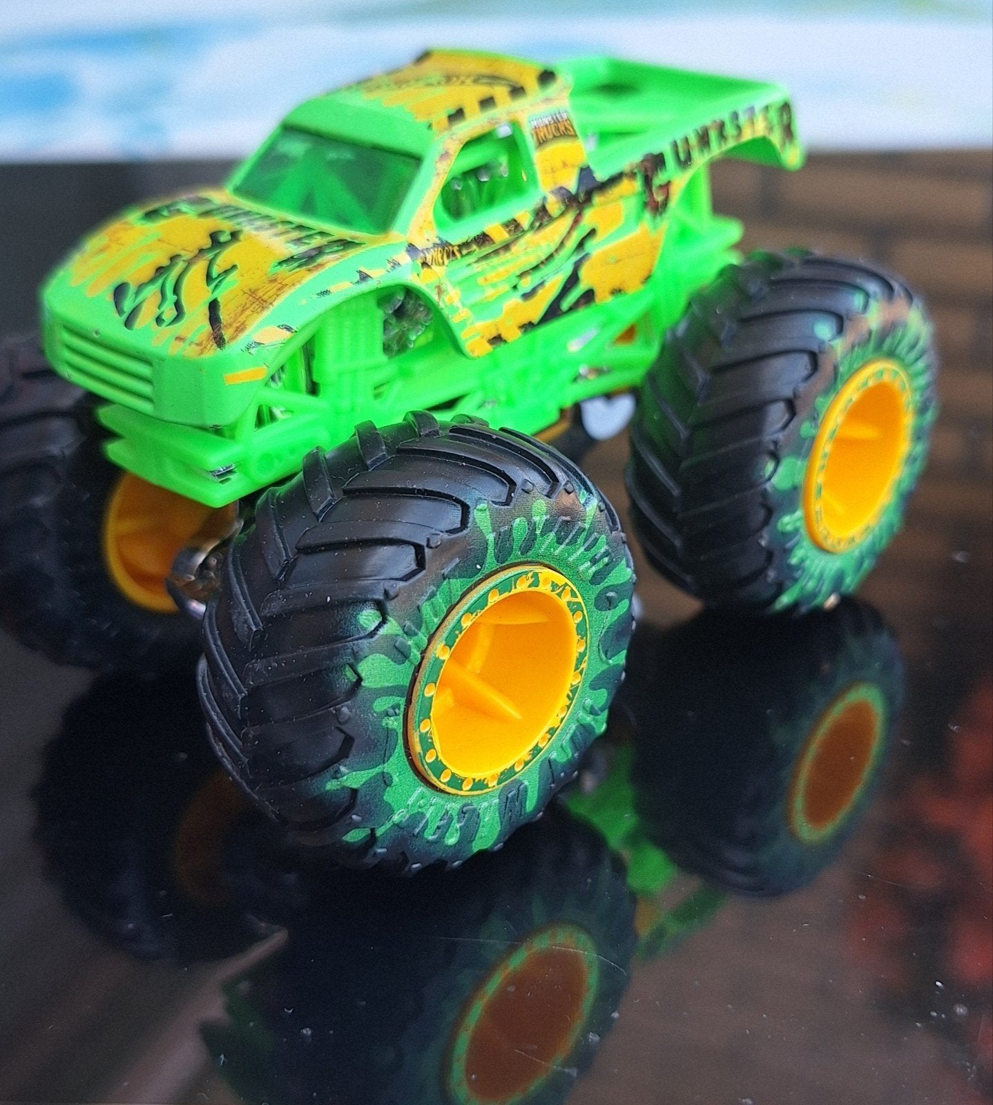 Hotwheels monster truck, Ophalen of Verzenden, Zo goed als nieuw, Auto