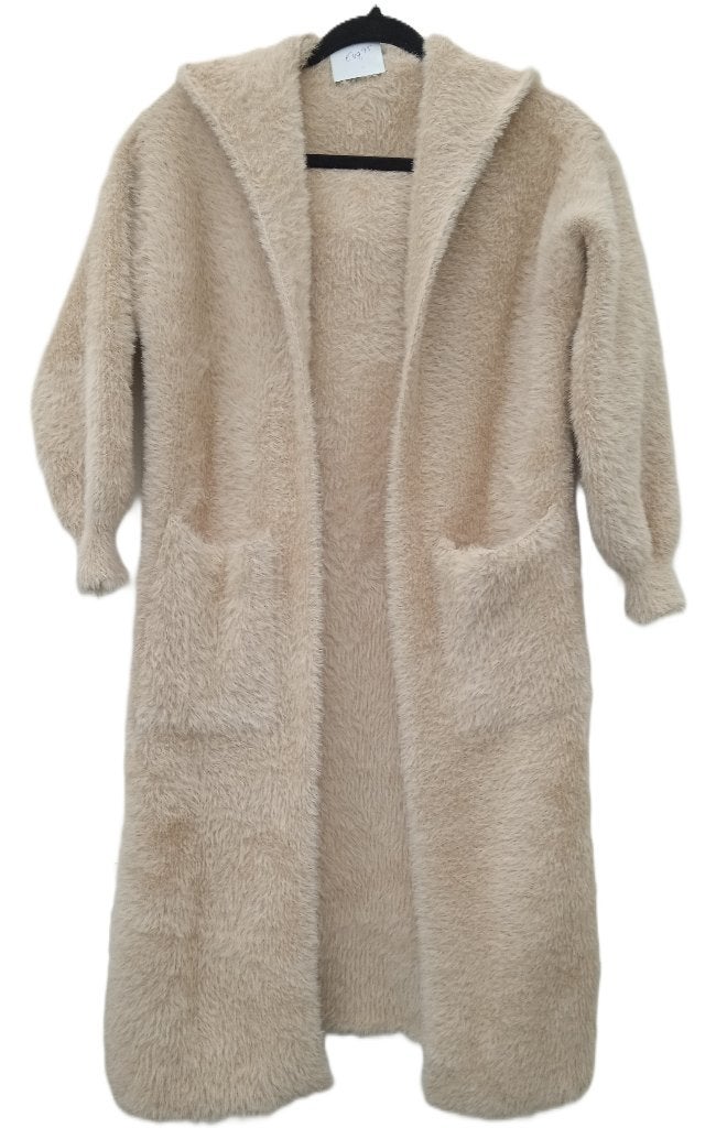 Vest met capuchon Maat XS- 34, Kleding | Dames, Ophalen of Verzenden, Nieuw, Maat 34 (XS) of kleiner, Beige