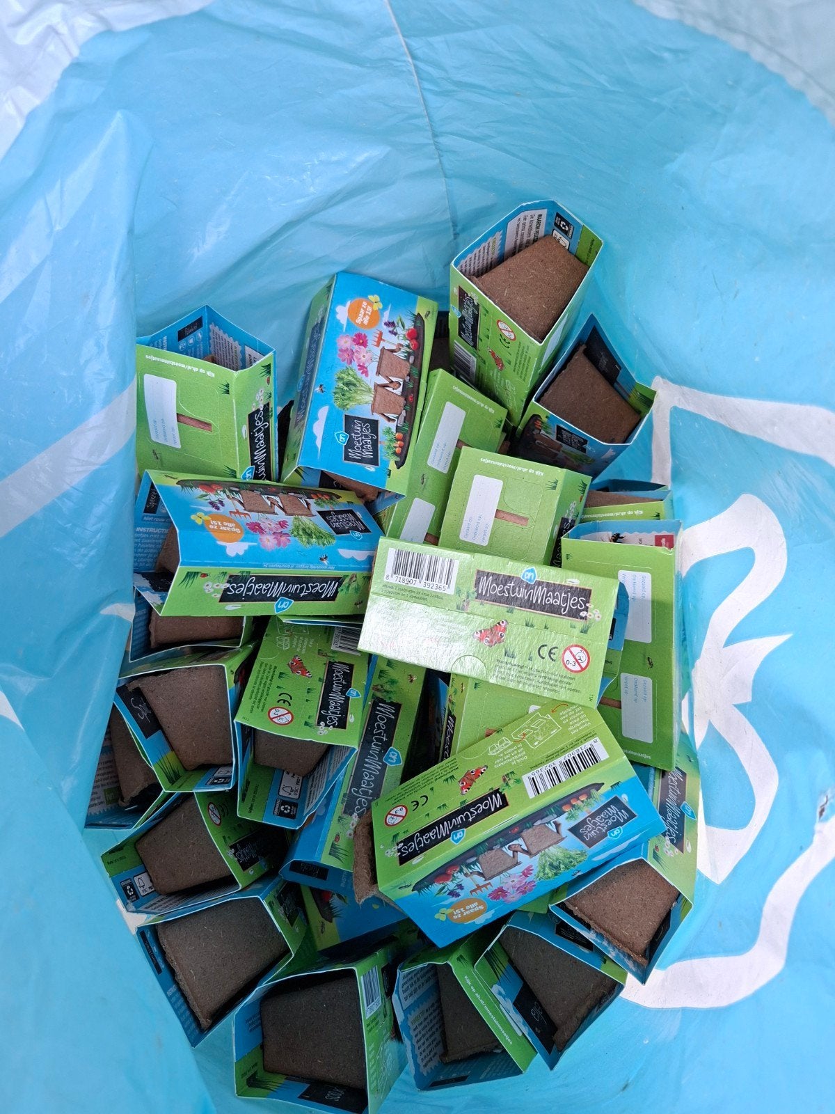 Gratis Albert Heijn moestuinmaatjes (oudere zaadjes), Tuin en Terras, Ophalen, Volle zon