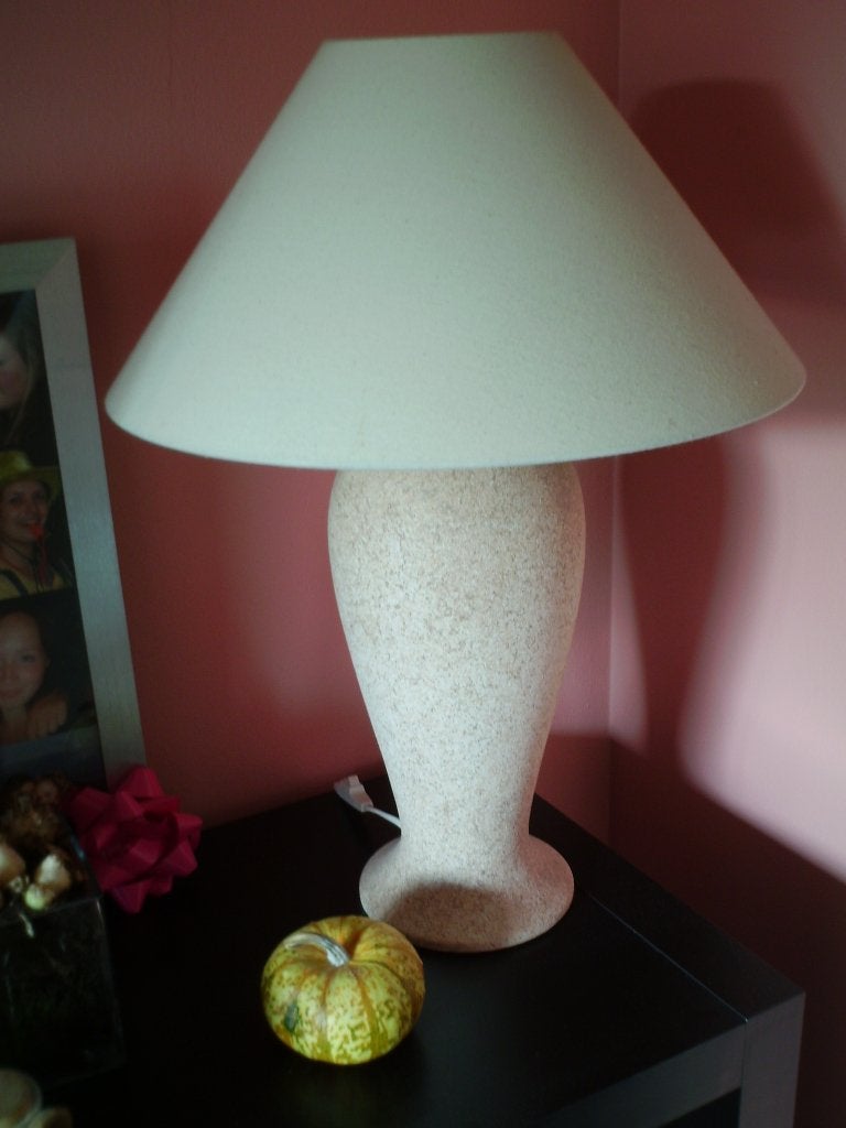 Vaaslamp terra - met kap., Ophalen, Nieuw, Overige materialen, Minder dan 50 cm