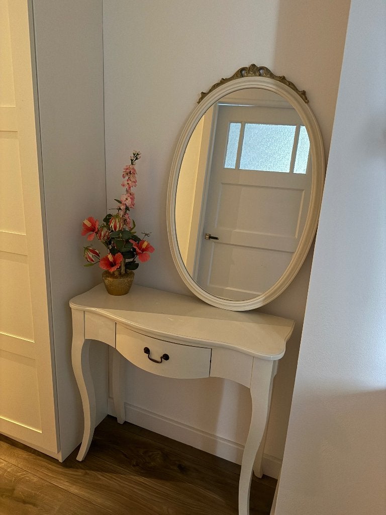 Side table met spiegel, Huis en Inrichting, Ophalen, Gebruikt, 100 tot 150 cm, 25 tot 50 cm