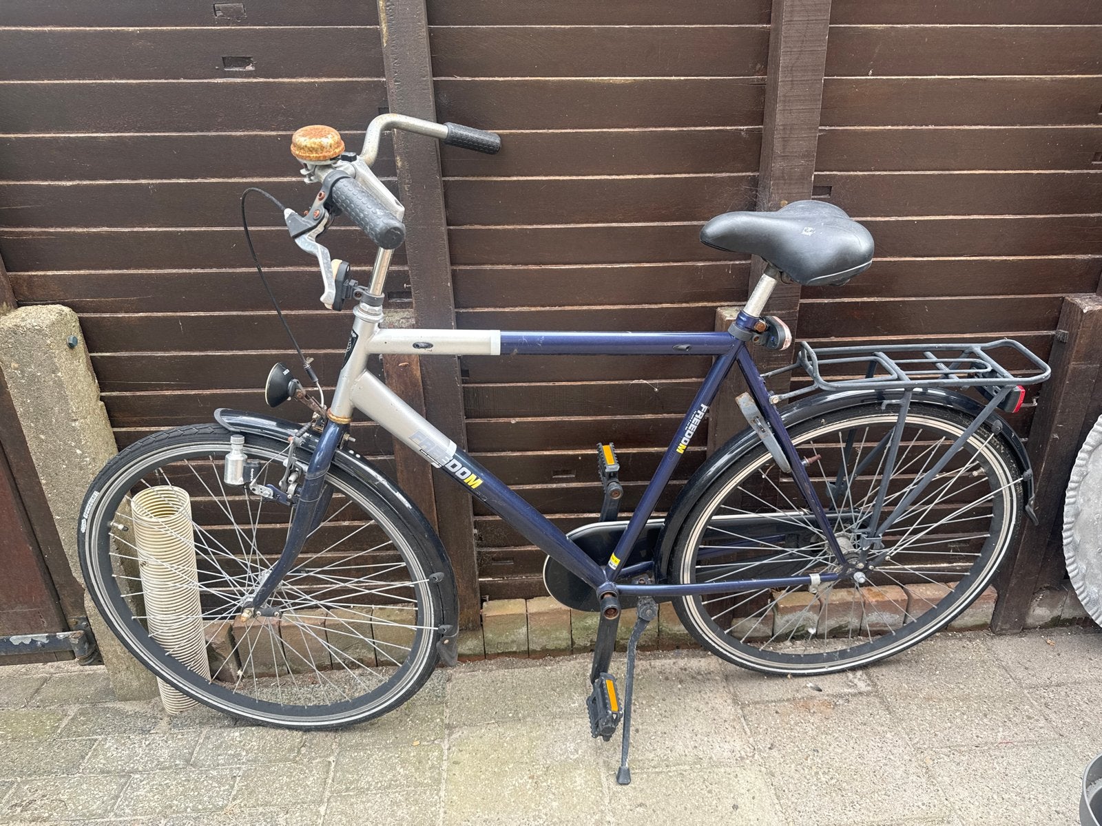 FREEDOM! Gebruikte herenfiets, Fietsen en Brommers, Fietsen | Dames | Damesfietsen, Gebruikt, Velgrem, Versnellingen, 56 cm of meer