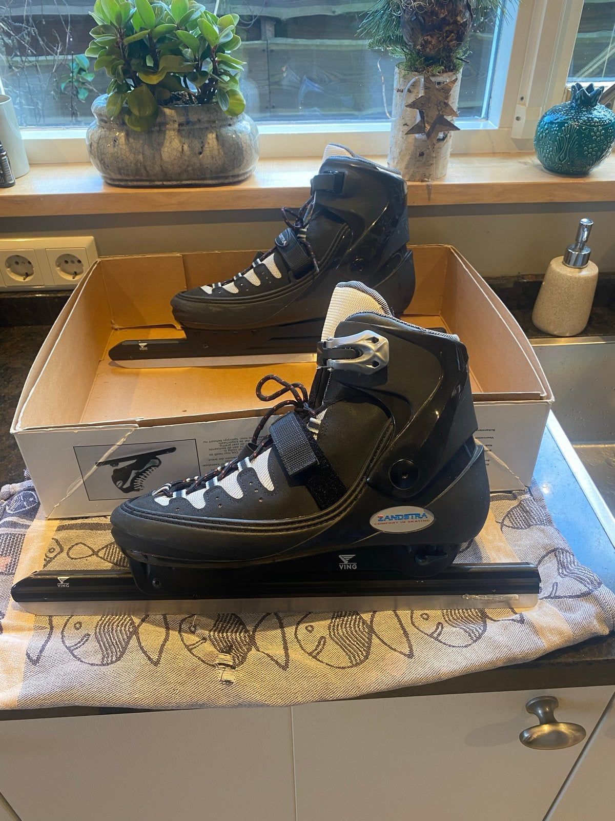 Zandstra Ving 3592 Comfortclap Schaatsen Maat 45, Klapschaats, Combinoren, Ophalen of Verzenden, Gebruikt
