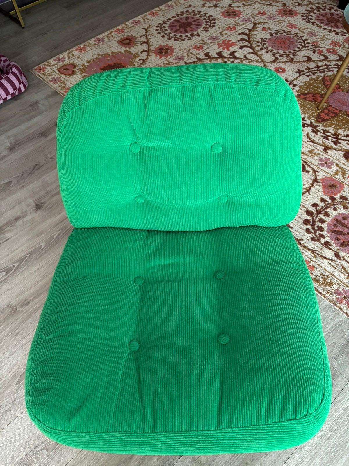Ikea DYVLINGE groene draaifauteuil, nette staat, Ophalen, Zo goed als nieuw, 75 tot 100 cm, 50 tot 75 cm