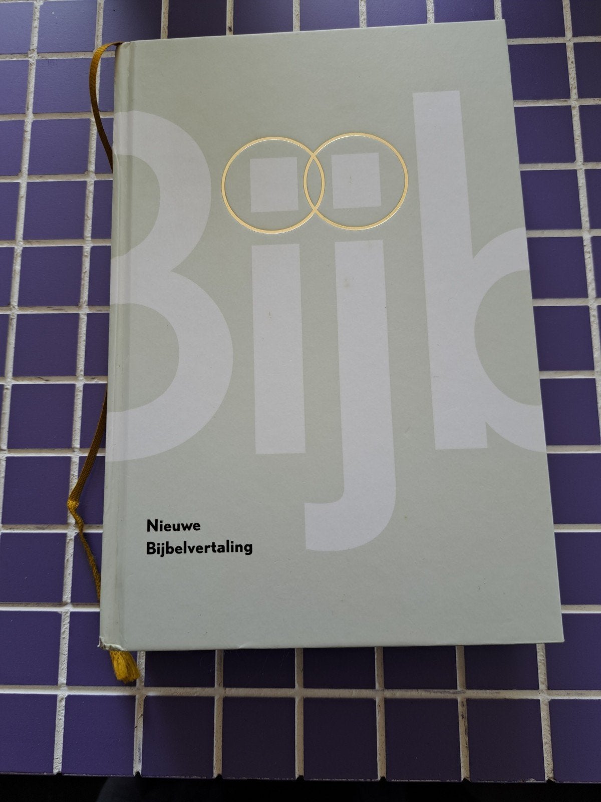 Huwelijksbijbel Bijbel Nieuwe Bijbelvertaling ringen NBG, Ophalen of Verzenden, Gelezen
