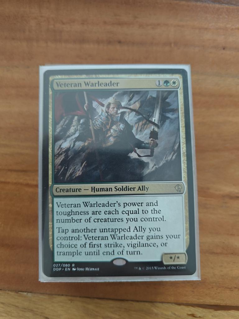 Veteran warleader duel deck, Ophalen of Verzenden, Zo goed als nieuw, Speeldeck